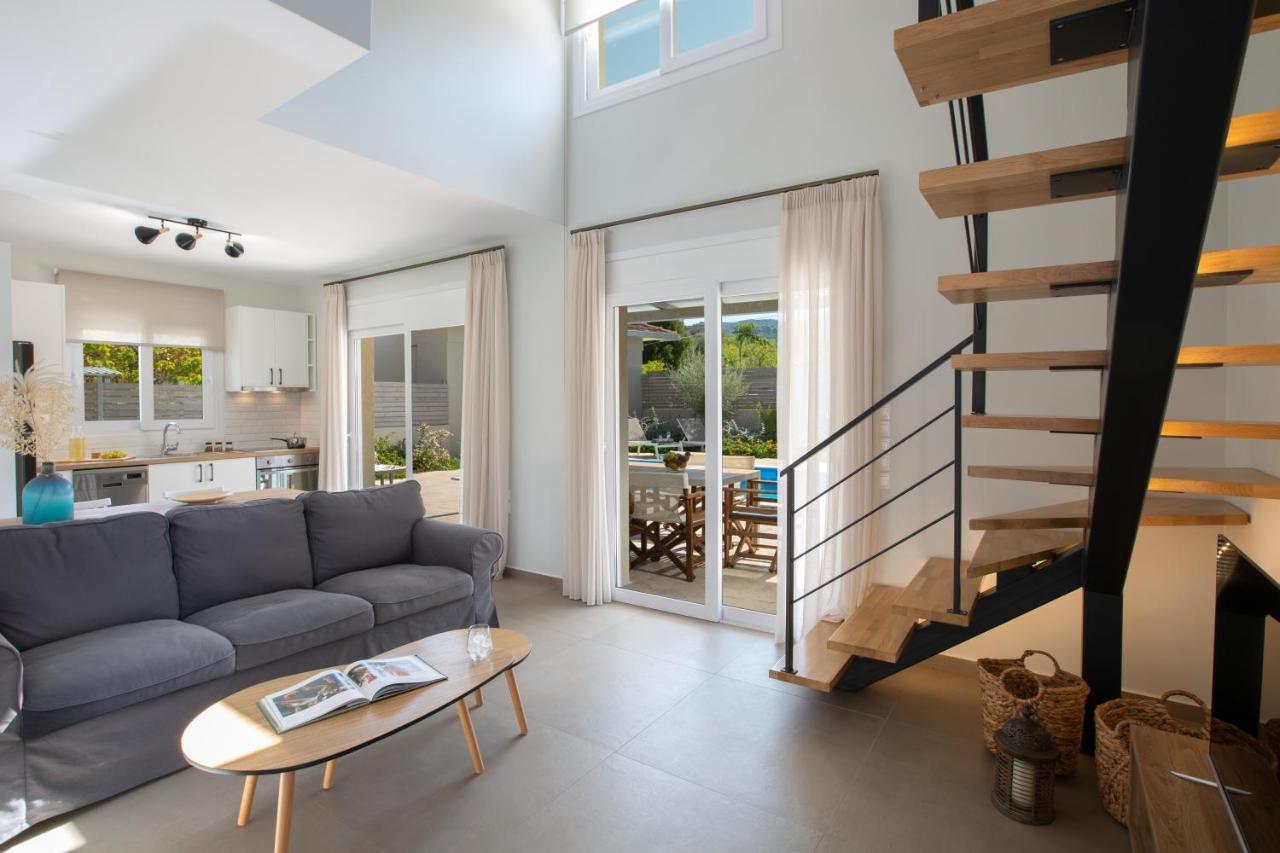 Grappolo Lefkada Villas - Vilana Ideal For Families And Small Groups Apolpaina Экстерьер фото